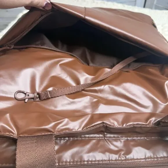 BEIS The Expandable Tote Maple Brown Retired Discontinued Bag Flawed - Picture 12 of 16